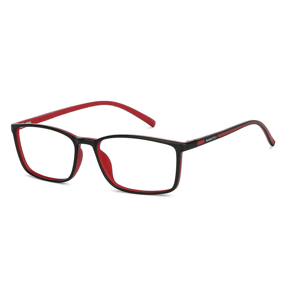 Lenskart Blu Unisex Solid Plastic Computer Glasses | Red - M
