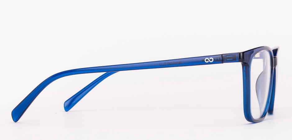 Lenskart BLU Unisex Zero Power Computer Glasses| Medium | Blue -135 mm
