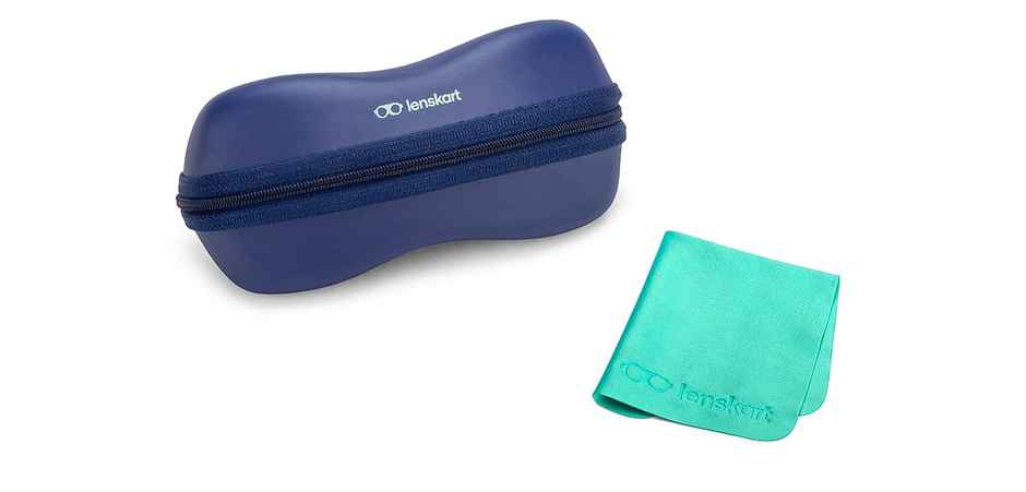 Vincent Chase By Lenskart Unisex Polycarbonate Square Sunglasses | Black - L