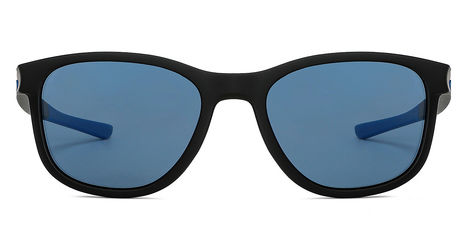 Vincent Chase By Lenskart Unisex Plastic Sunglasses | Black and Blue - M