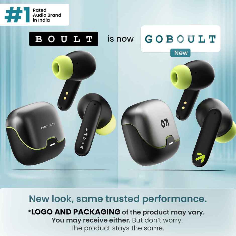 GOBOULT (Formerly Boult) X70 with Zen ENC Mic | 60H Battery Life | In the Ear | Black