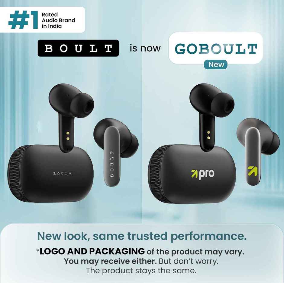 GOBOULT K60 Zen Quad Mic ENC | 60H Battery | Fast Charging | Jet Black