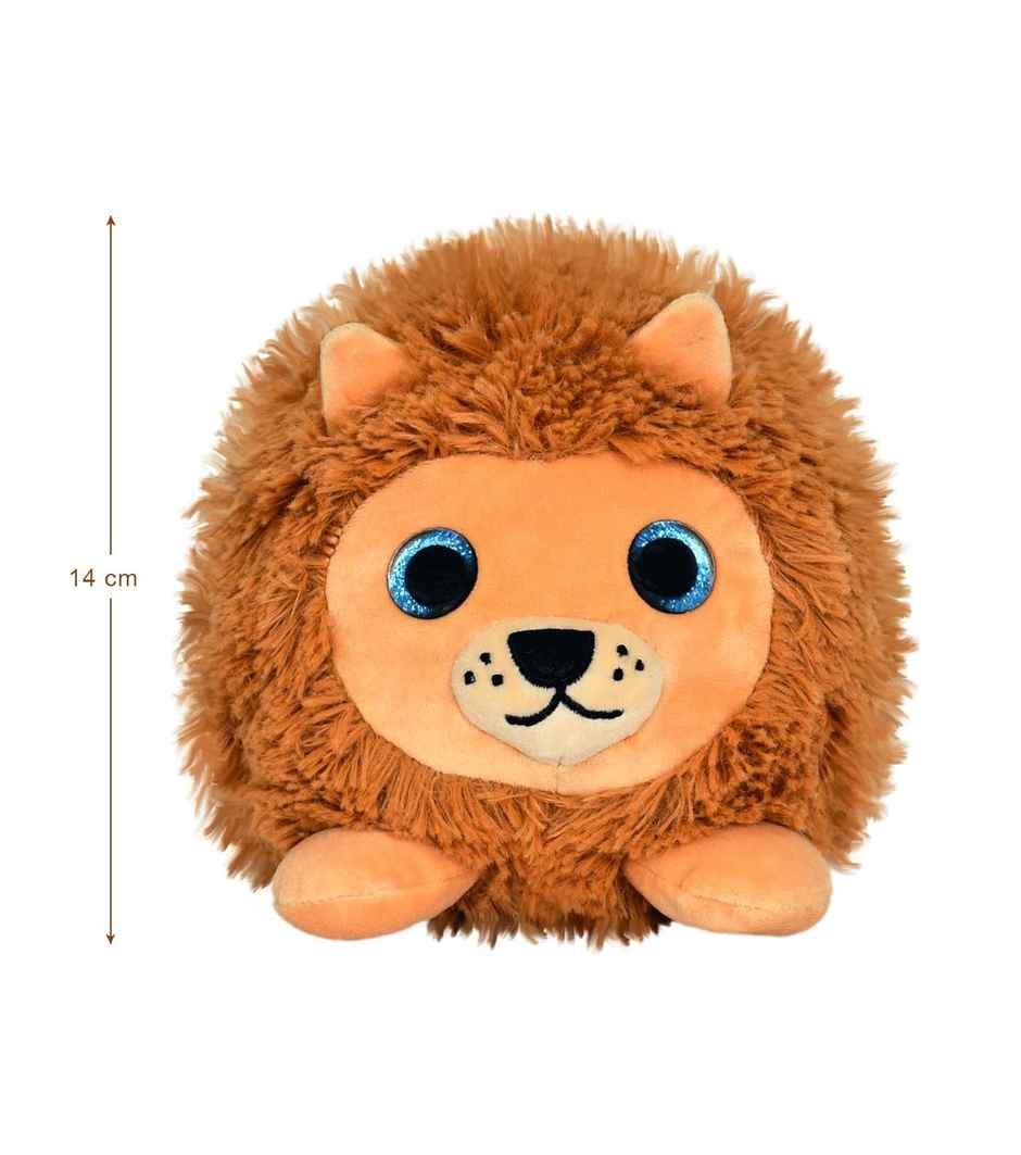 Mirada-14Cm Lion Face Toy - Brown