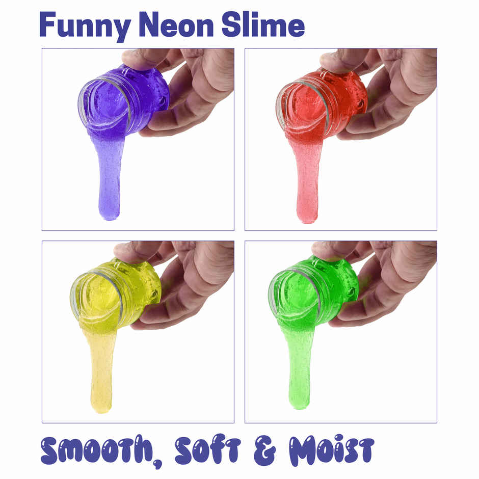 Aditi Toys Glitter Scented Slime Kit, Soft, Non-Sticky, Non-Toxic, Age 5+ | Multicolour