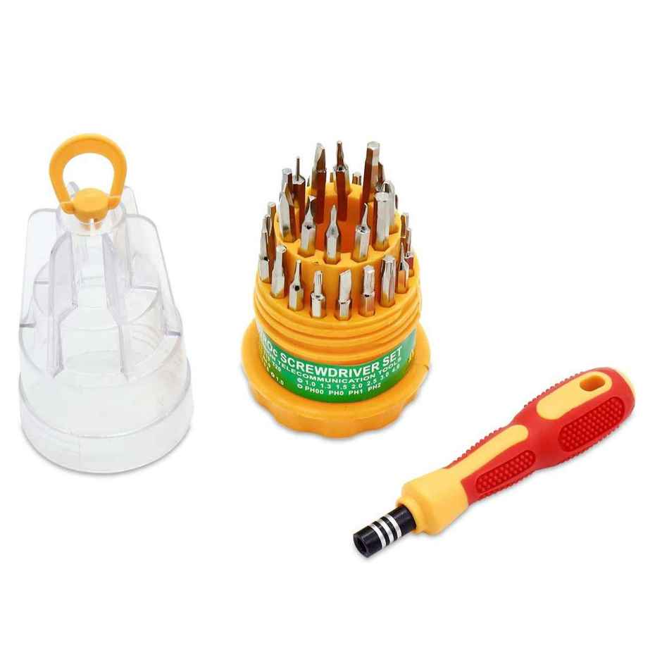Se7en Screwdriver Tool Set Steel 31 in 1 with 30 Screwdriver Bits, Professional Magnetic Driver Set