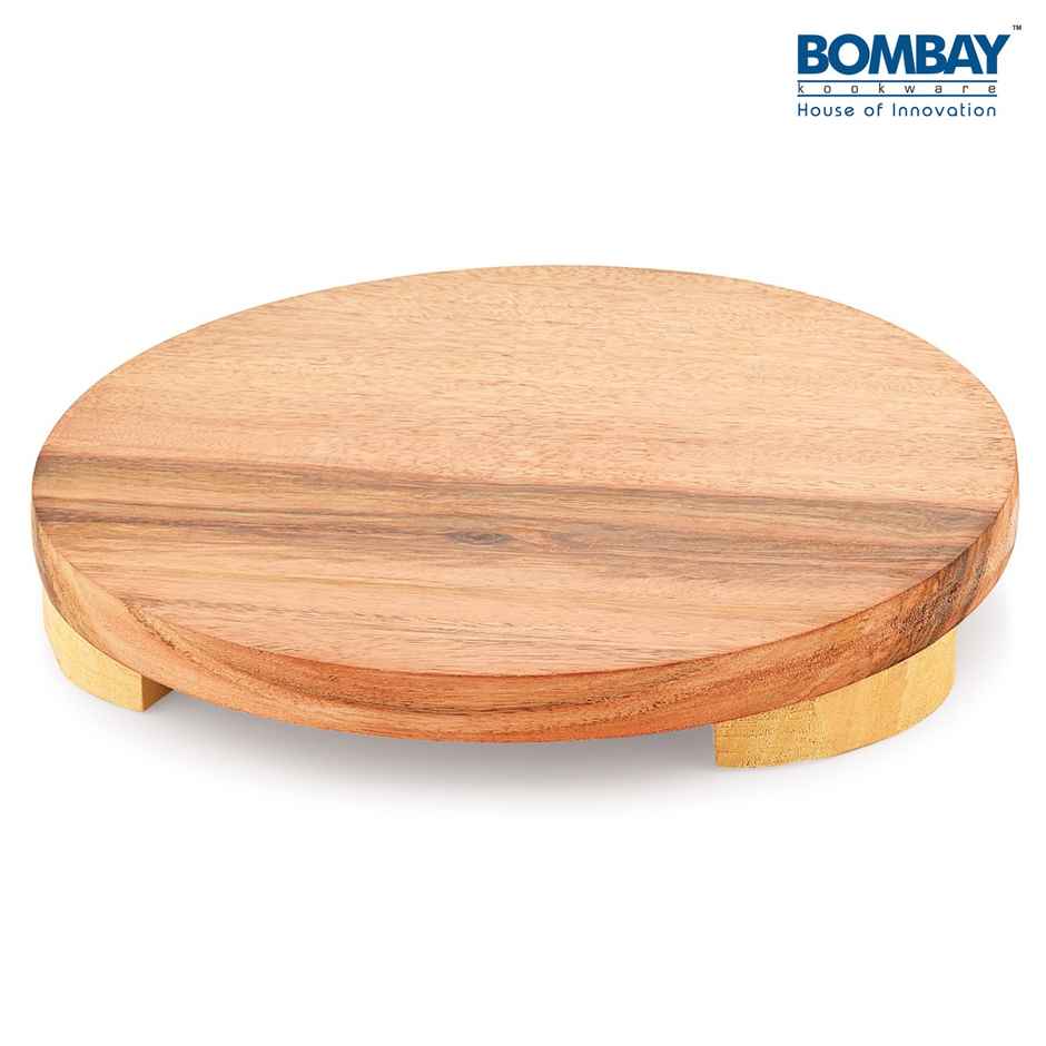 Bombay Kookware Wooden Chakla & Belan