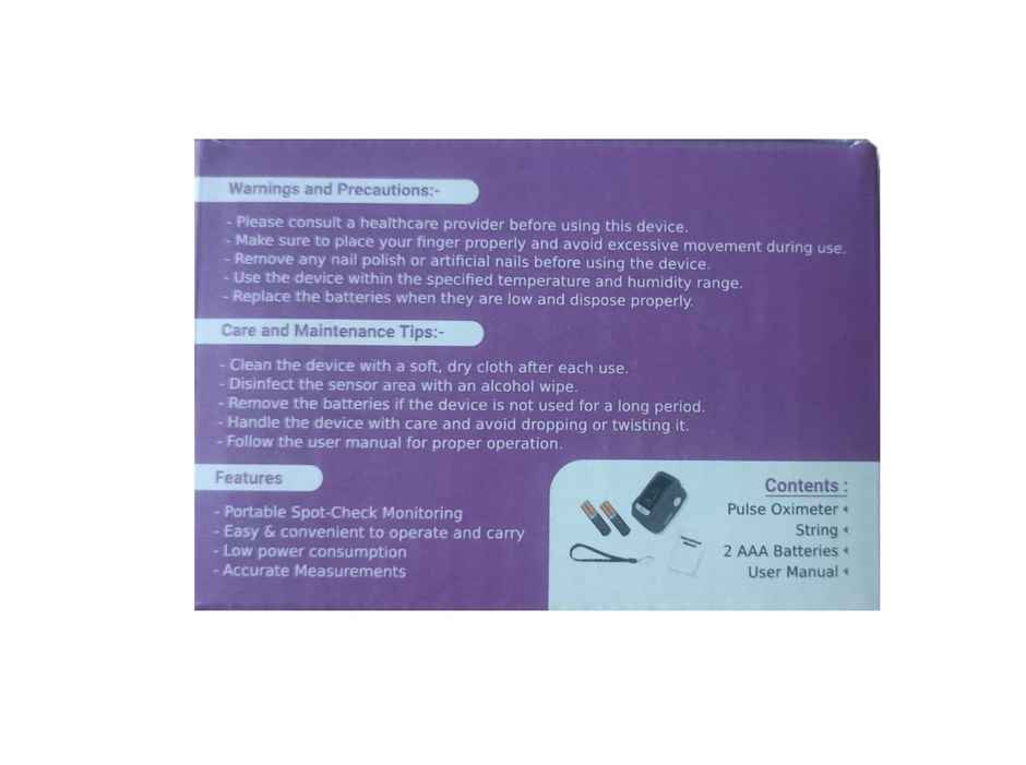 Naulakha Curomed NI/713 FingerTip Pulse Oximeter