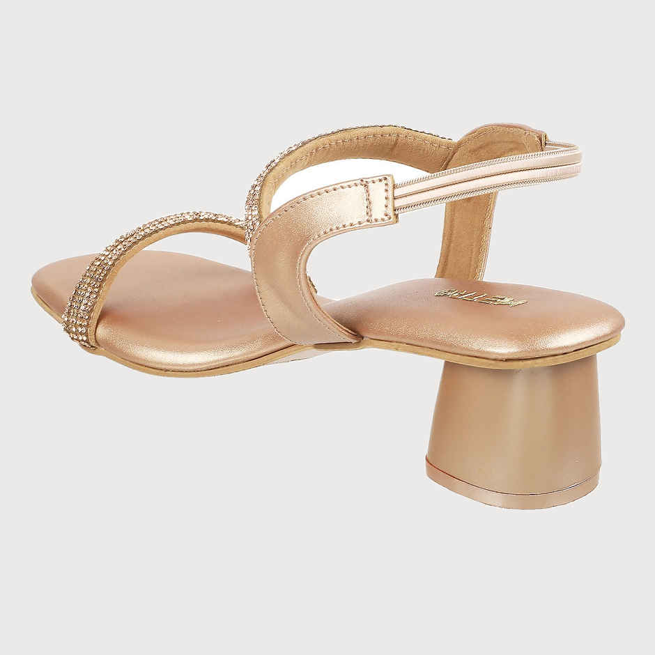 Metro Women Rose Gold Color Sandal - Ethnic | Size UK 5 | 35-345
