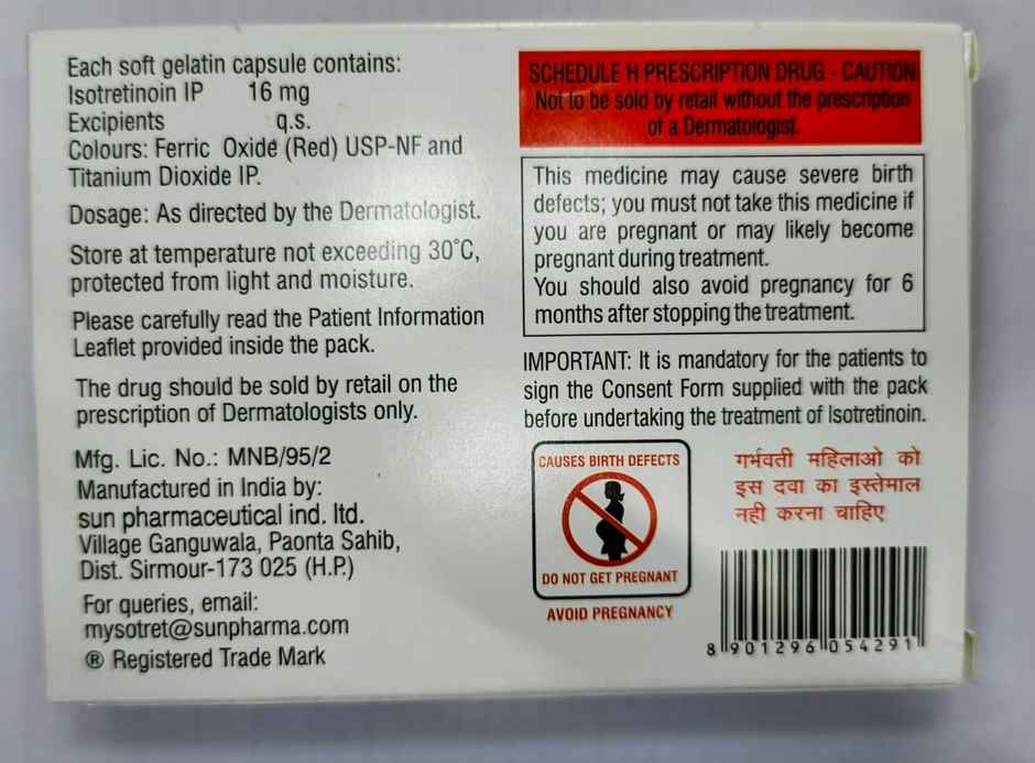 Sotret NF 16mg Capsule