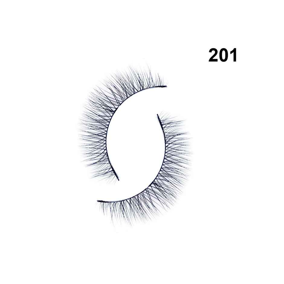 Bronson Professional Pair 6D Long & Natural False Eyelashes - 201