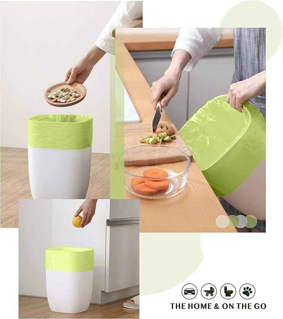 Ezee Biodegradable Medium Garbage Bags 19 x 21 Inch Combo