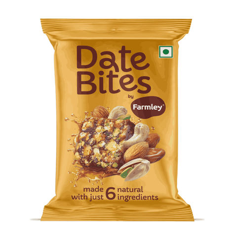 Farmley Date Bites Dry Fruit Burfi - No Added Sugar