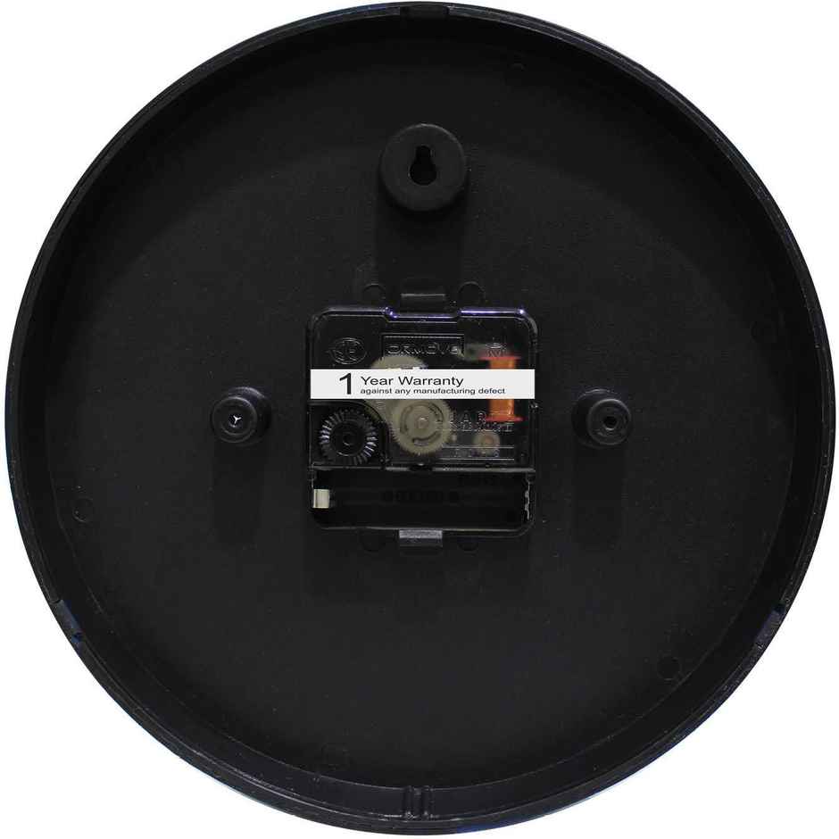Bosco Modern Silent Blue with Black Frame 20 CM Table Cum Round Wall Clock BWC 1205