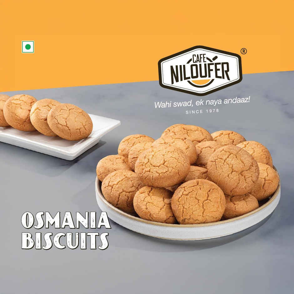 Cafe Niloufer Osmania Butter Flavoured Biscuits | Cholesterol-free Combo