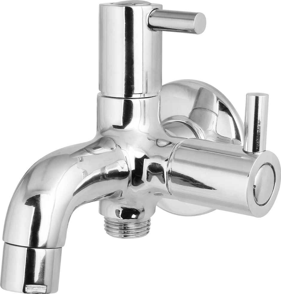 Kamal Two In One Bib Cock - Dixy | Dxy-2218 Twin Elbow Valve Faucet