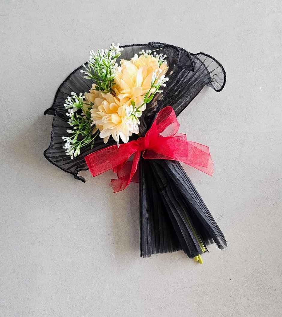 Artificial Dahlia Flower Bouquet | Satyam Kraft