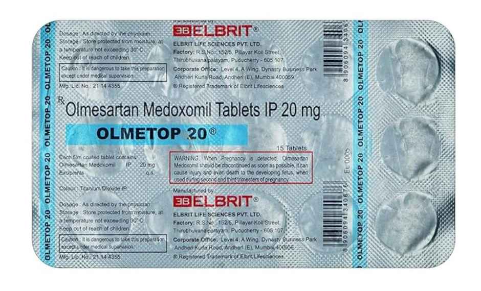 Olmetop 20 Tablet
