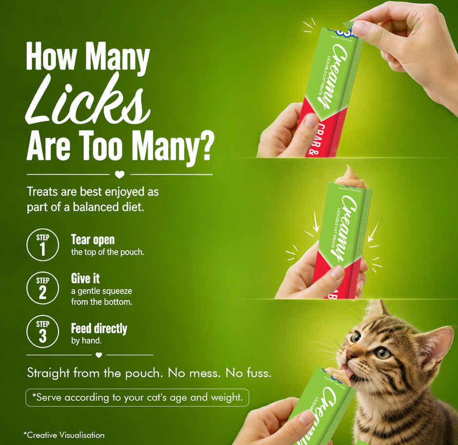Drools Creamy Lickable Cat Treat - Crab & Chicken