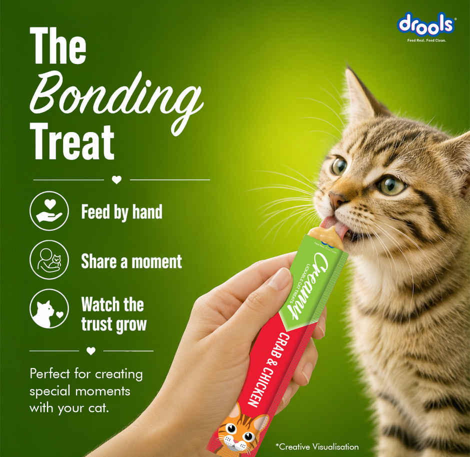 Drools Creamy Lickable Cat Treat - Crab & Chicken