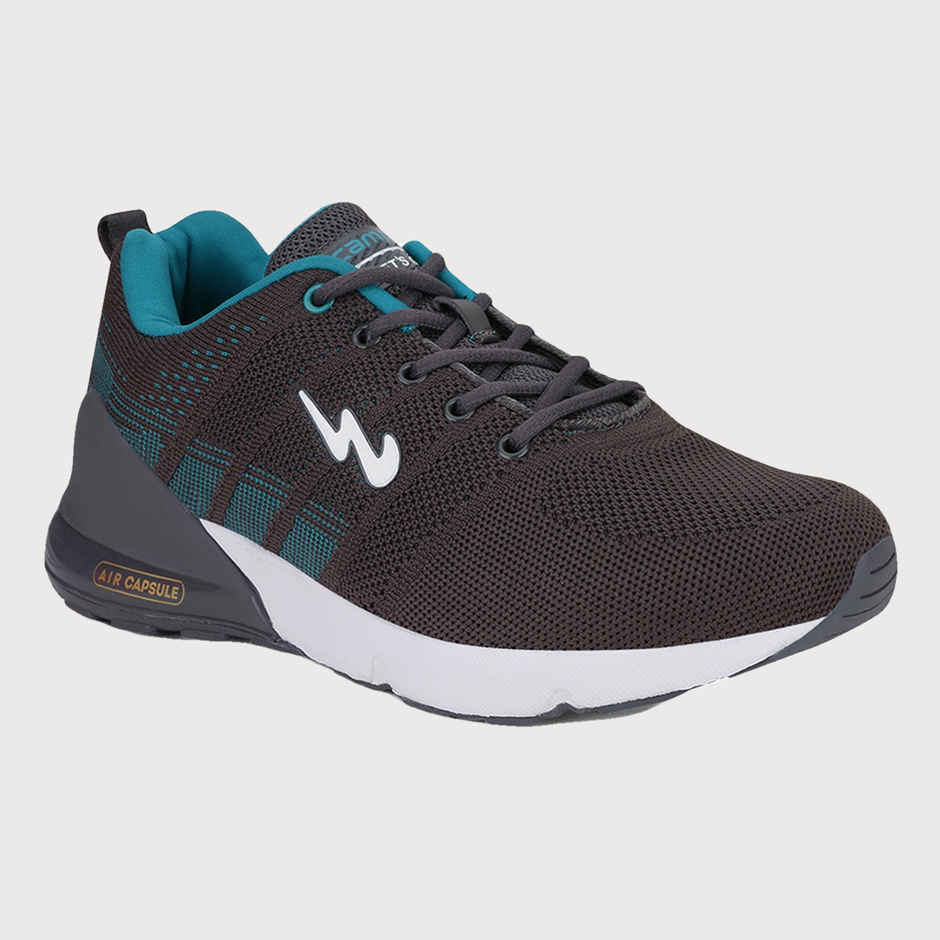 Campus Syrus Grey Teal Blue Men's Running Shoes - UK 9