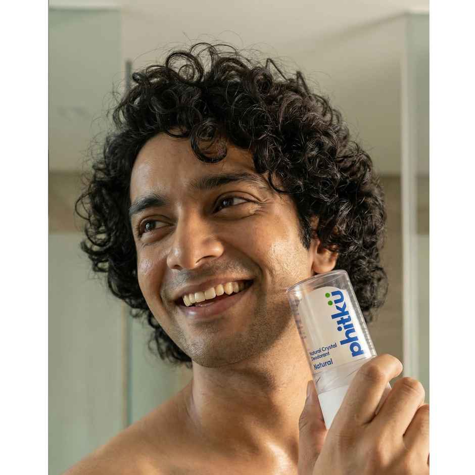 Phitku Crystal Roll On Deodorant | Natural Unscented for Men & Women | Long Lasting Odor Control