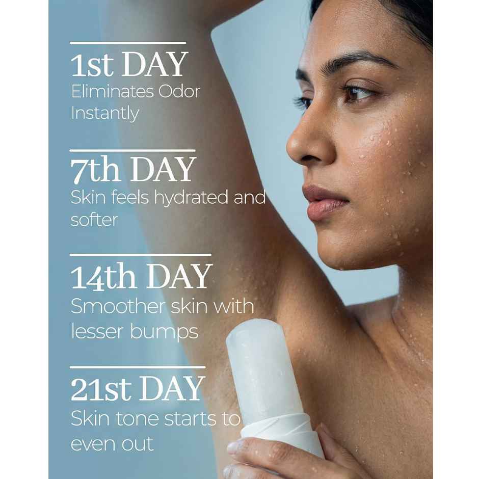 Phitku Crystal Roll On Deodorant | Natural Unscented for Men & Women | Long Lasting Odor Control