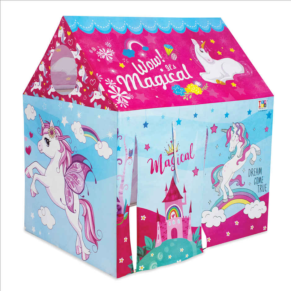 ITOYS Unicorn Play Tent | Pink & Blue