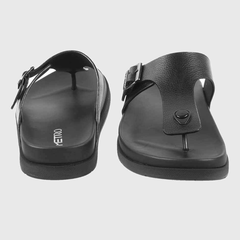 Metro Men Black Color Slip On Ethnic | Size UK 6 | 16-761