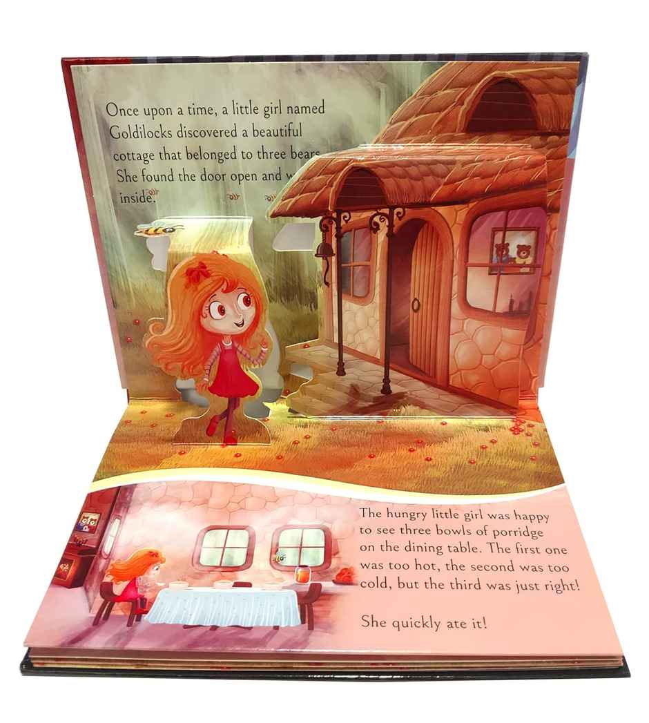 My First Pop-Up Fairy Tales - Goldilocks And The Three Bears Pop Up Books For Children