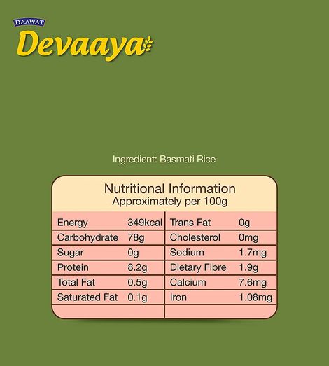 Daawat Devaaya Basmati Rice | Aromatic | Long And Fluffy | Medium Grain