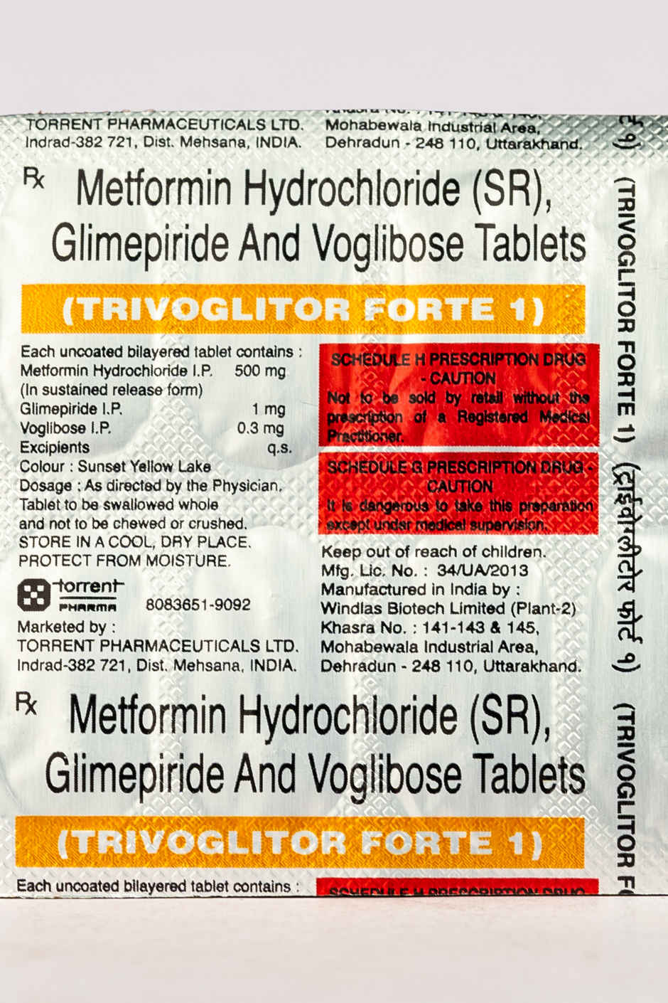 Trivoglitor Forte 1 Tablet SR