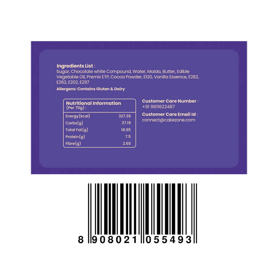 Cakezone Red Velvet Heart Brownie