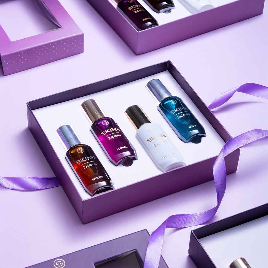 Skinn 24Seven Gift Pack Edp Perfume For Men & Women