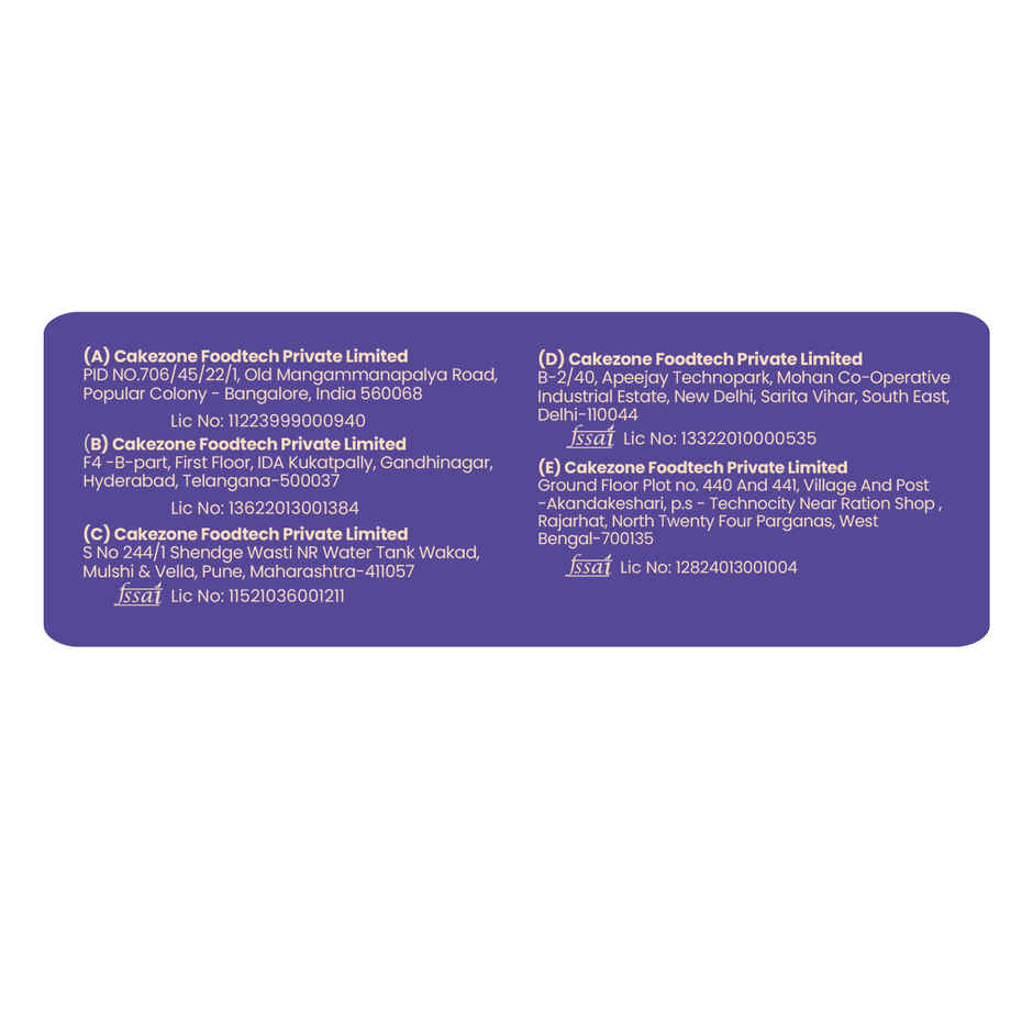 Cakezone Choco Chip Heart Brownie