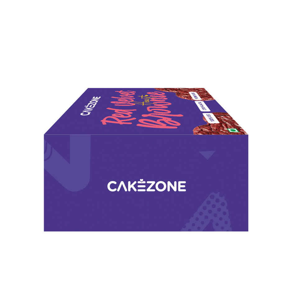 Cakezone Red Velvet Heart Brownie