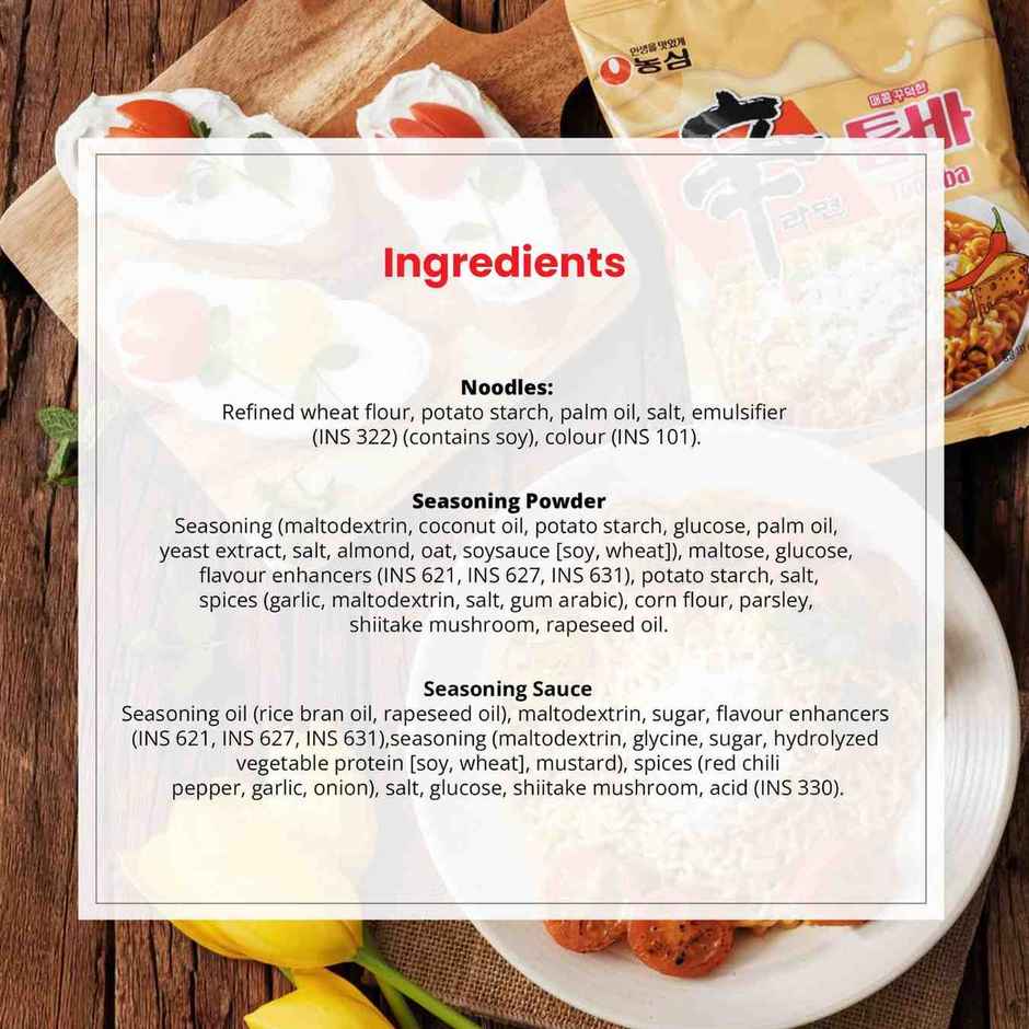 Nongshim Shin Ramyun Stir fry Toomba - Spicy and Creamy Flavour