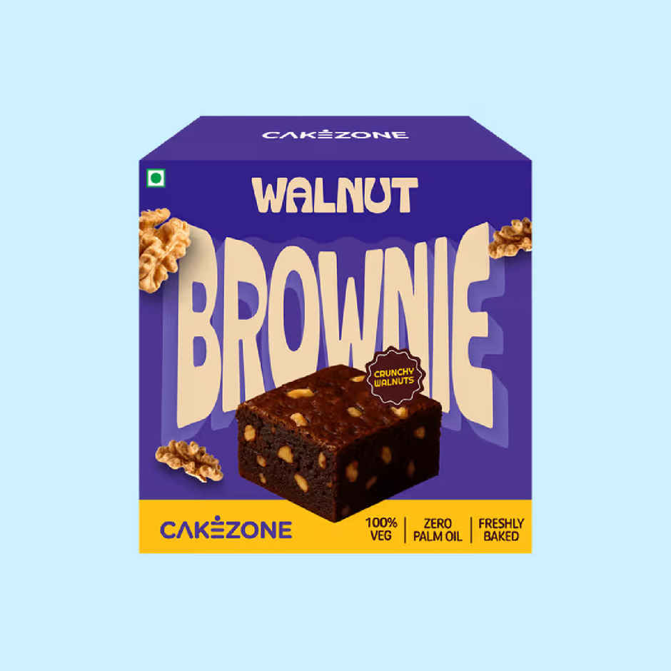 Cakezone Choco Fudge Brownie (40g) & Cakezone Walnut Brownie (80g) Combo