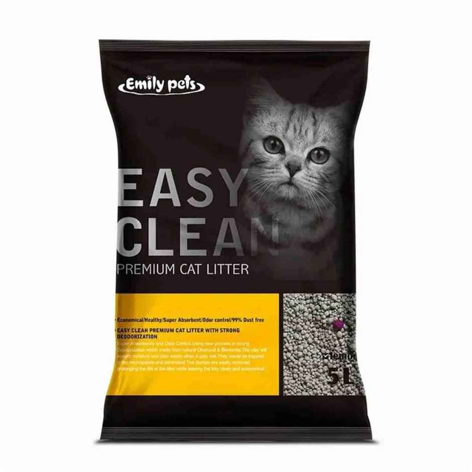 Emily Pets Premium Bentonite Cat Litter | Lemon