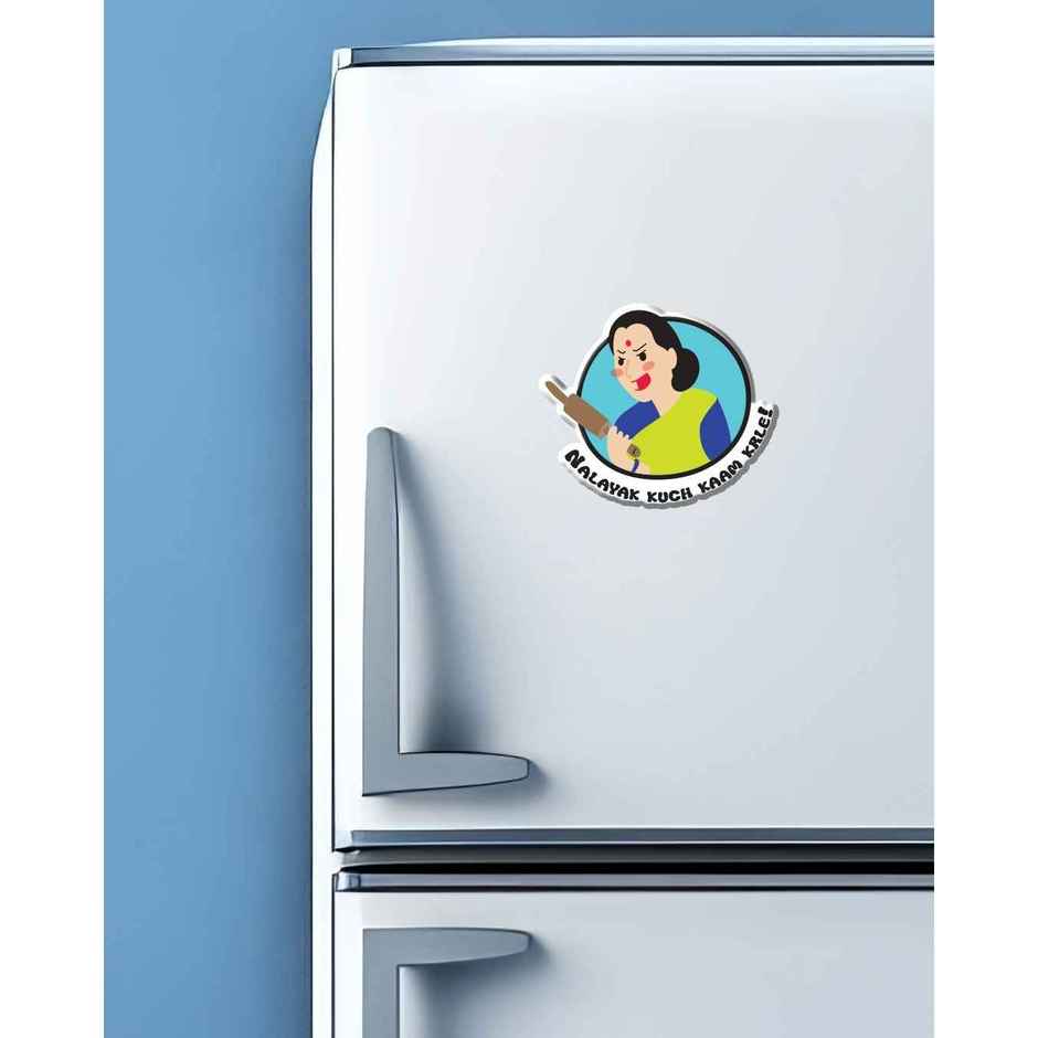 Nalayak Kuch Kaam Kar Le Fridge Magnet | Mad Over Print