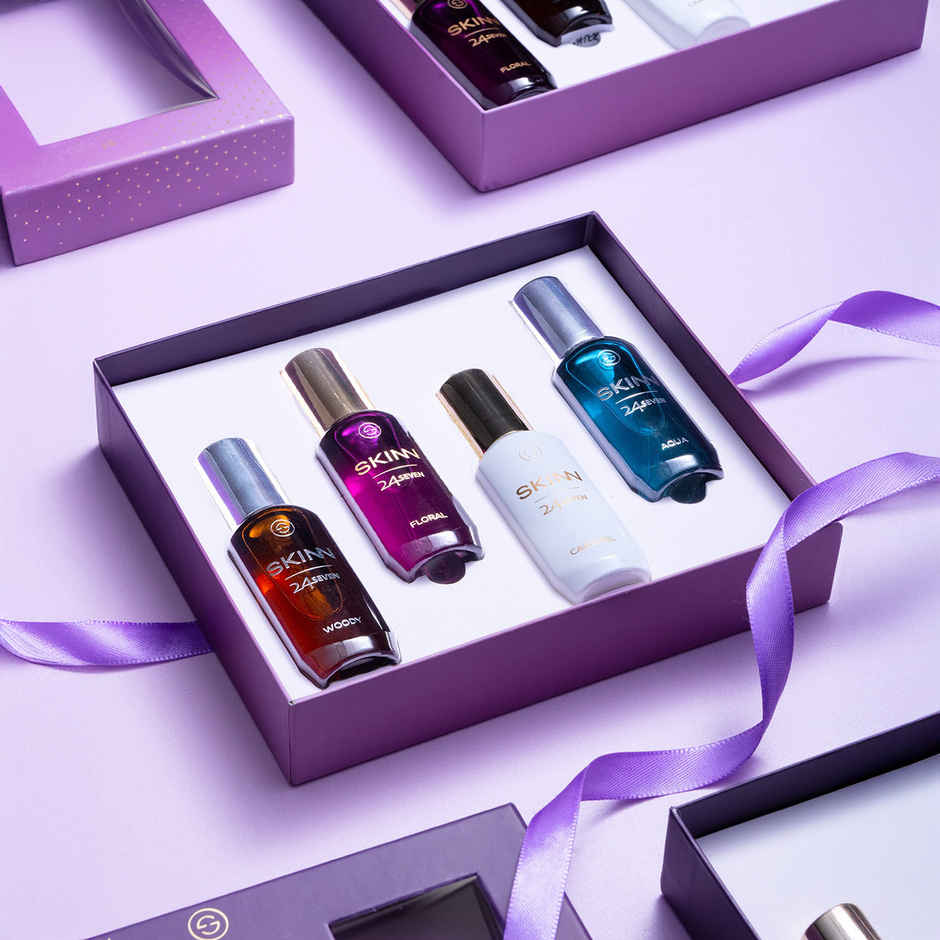 Skinn 24Seven Gift Pack Edp Perfume For Men & Women