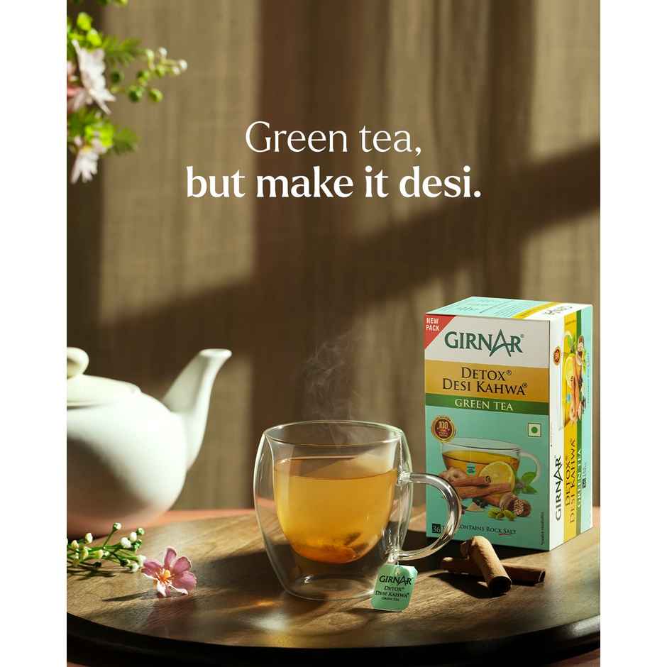 Girnar Detox Desi Kahwa Green Tea Bags
