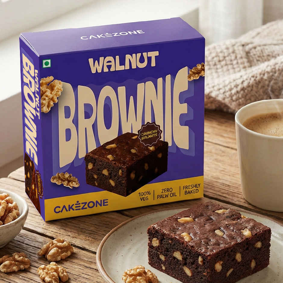 Cakezone Walnut Brownie | Zero Palm Oil | Freshly Baked