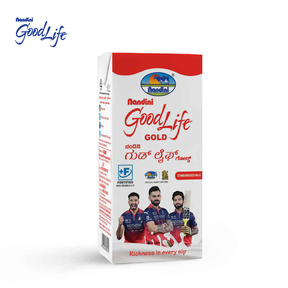 Nandini Goodlife Gold UHT Milk (Tetra Pack) Combo