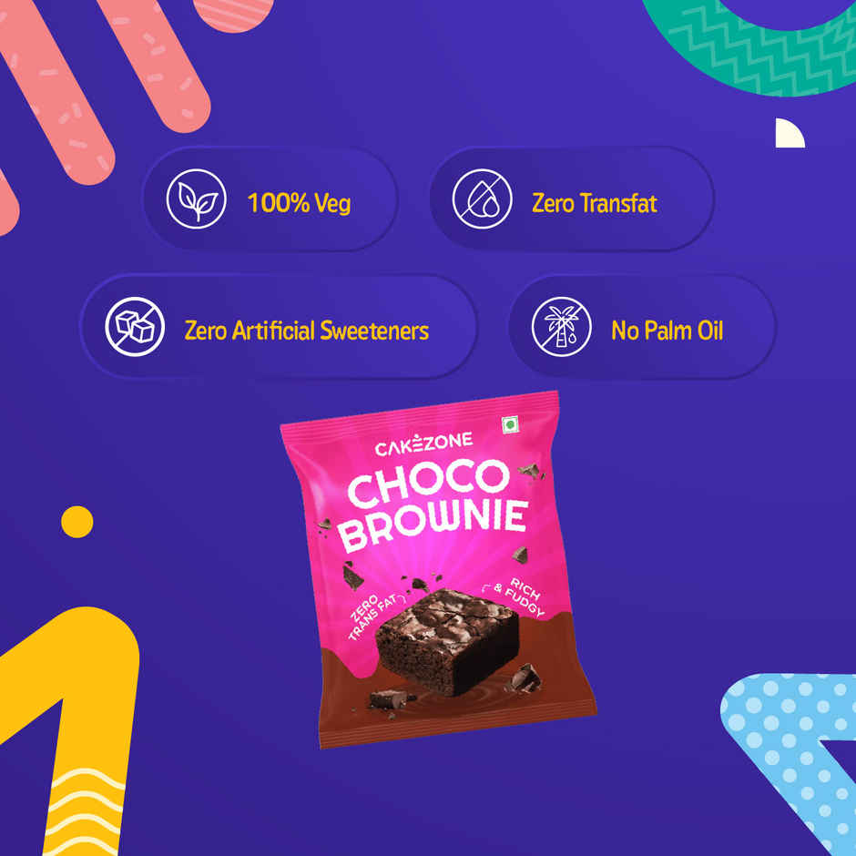 Cakezone Choco Fudge Brownie | Zero Palm Oil | Freshly Baked