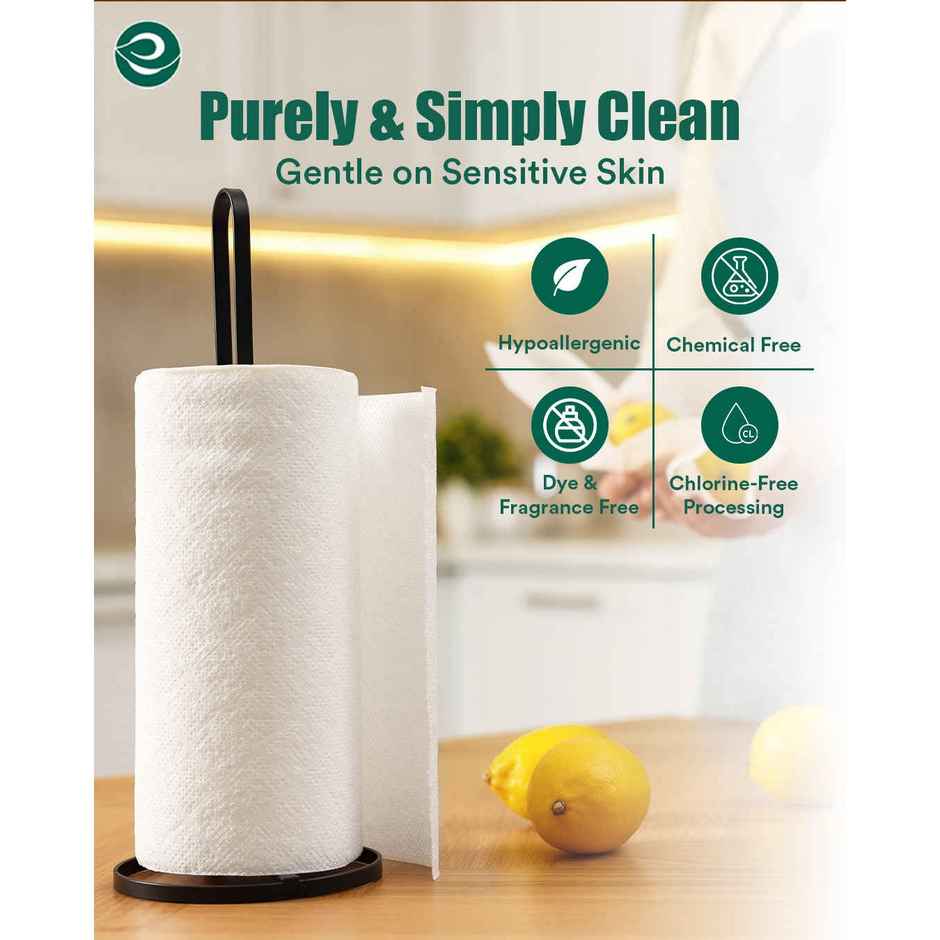 ECO SOUL Paper Towel | 2 ply | 2 Rolls | 60 Pulls Each