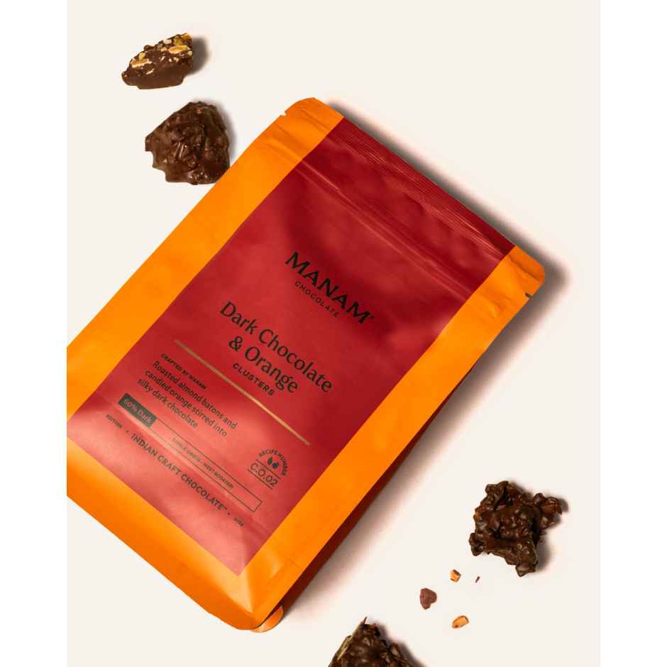 Manam Dark Chocolate & Orange Cluster