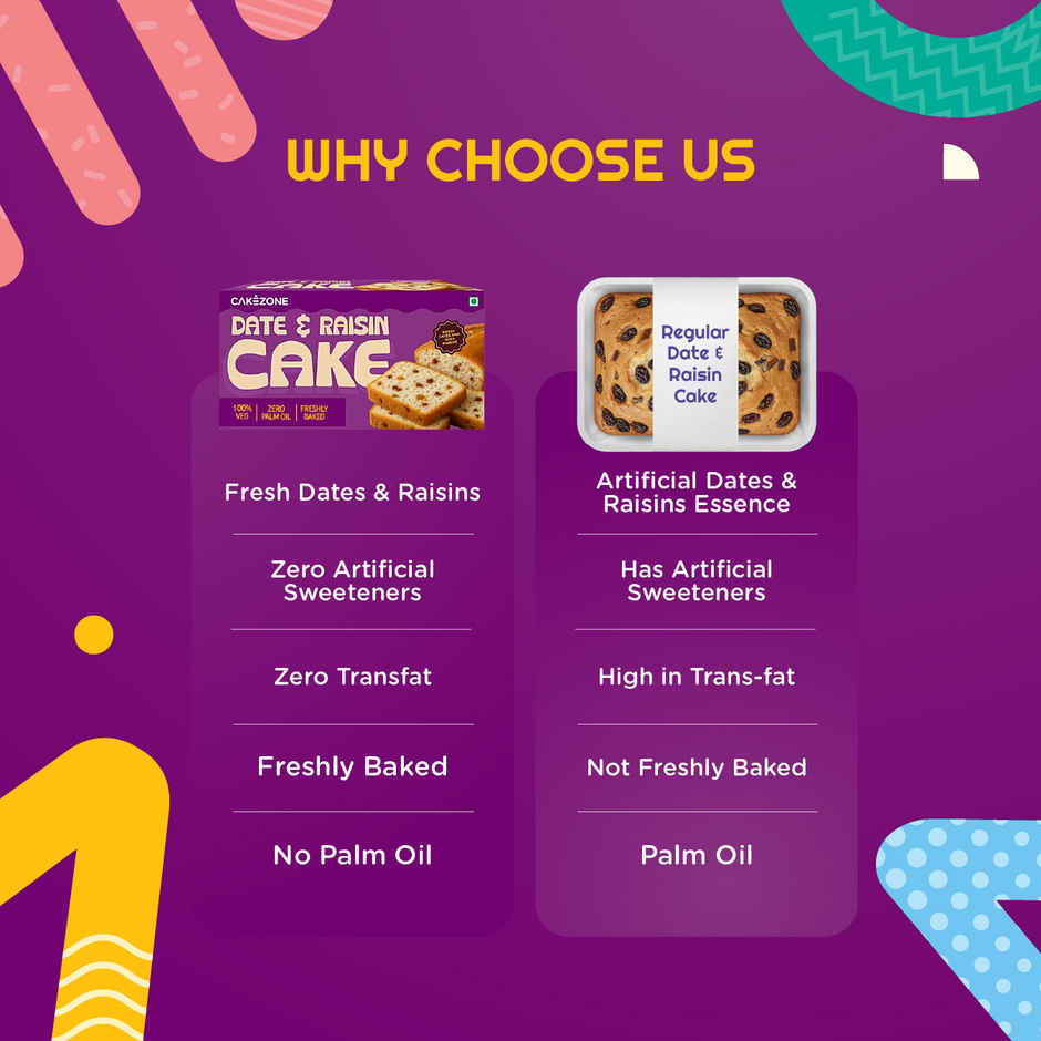 CakeZone Date & Raisin Cake