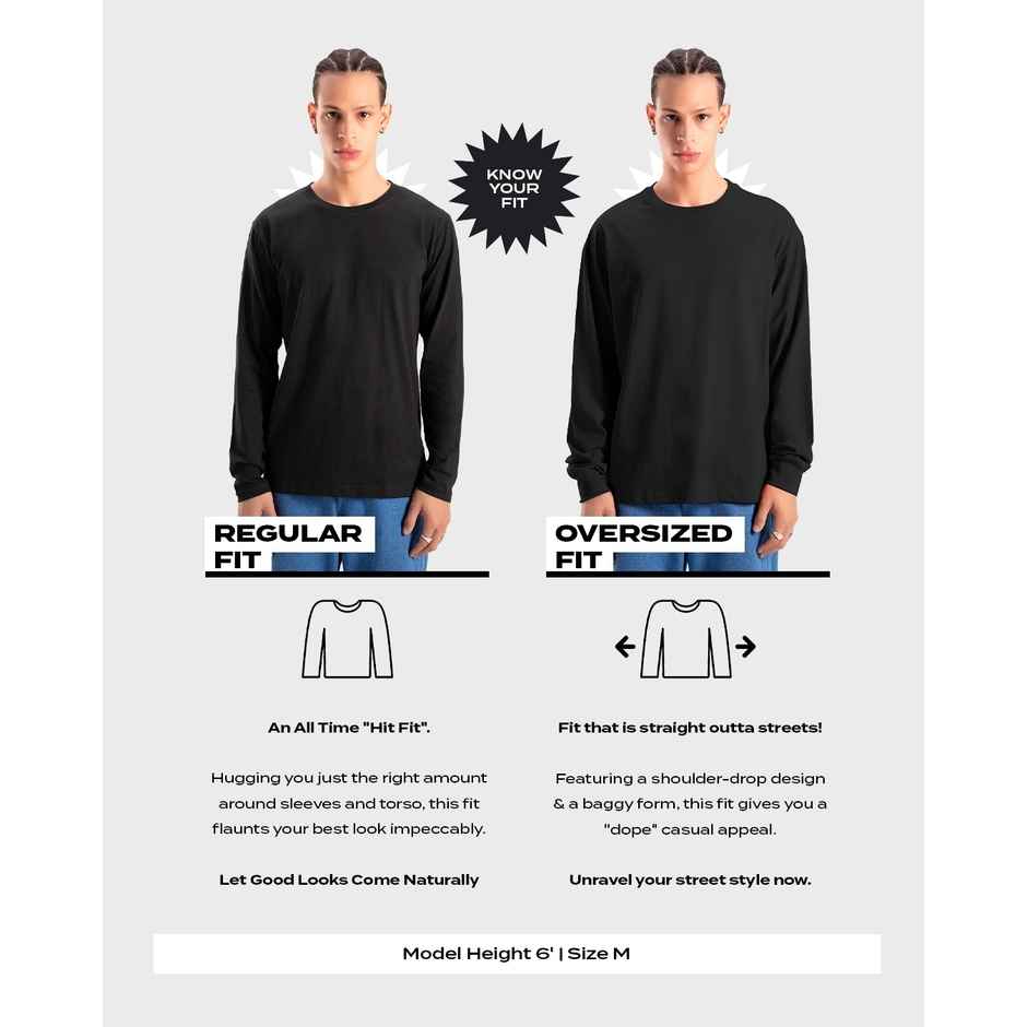 Bewakoof Men's Deathstroke Graphic Printed Oversized T-shirt | Black | L