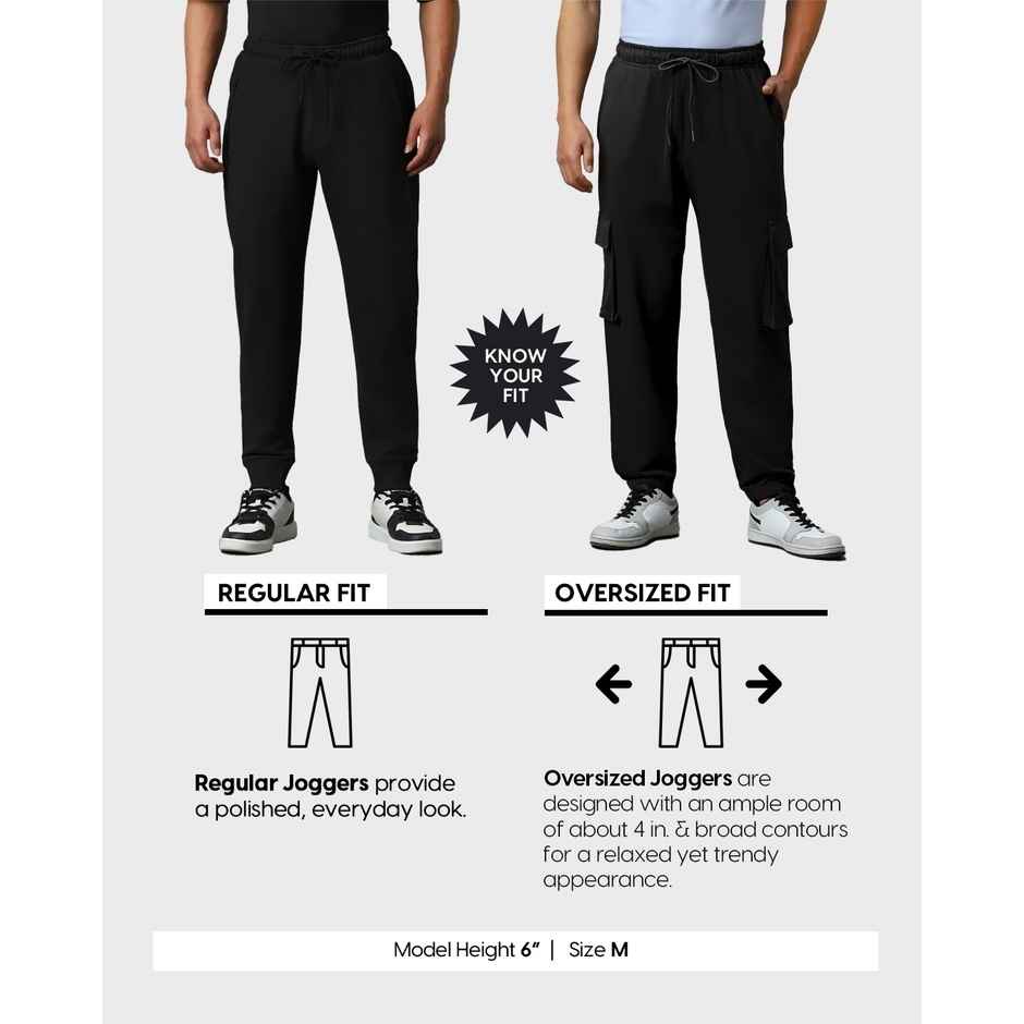 Bewakoof Air 1.0 Men's Oversized Joggers | Grey | L