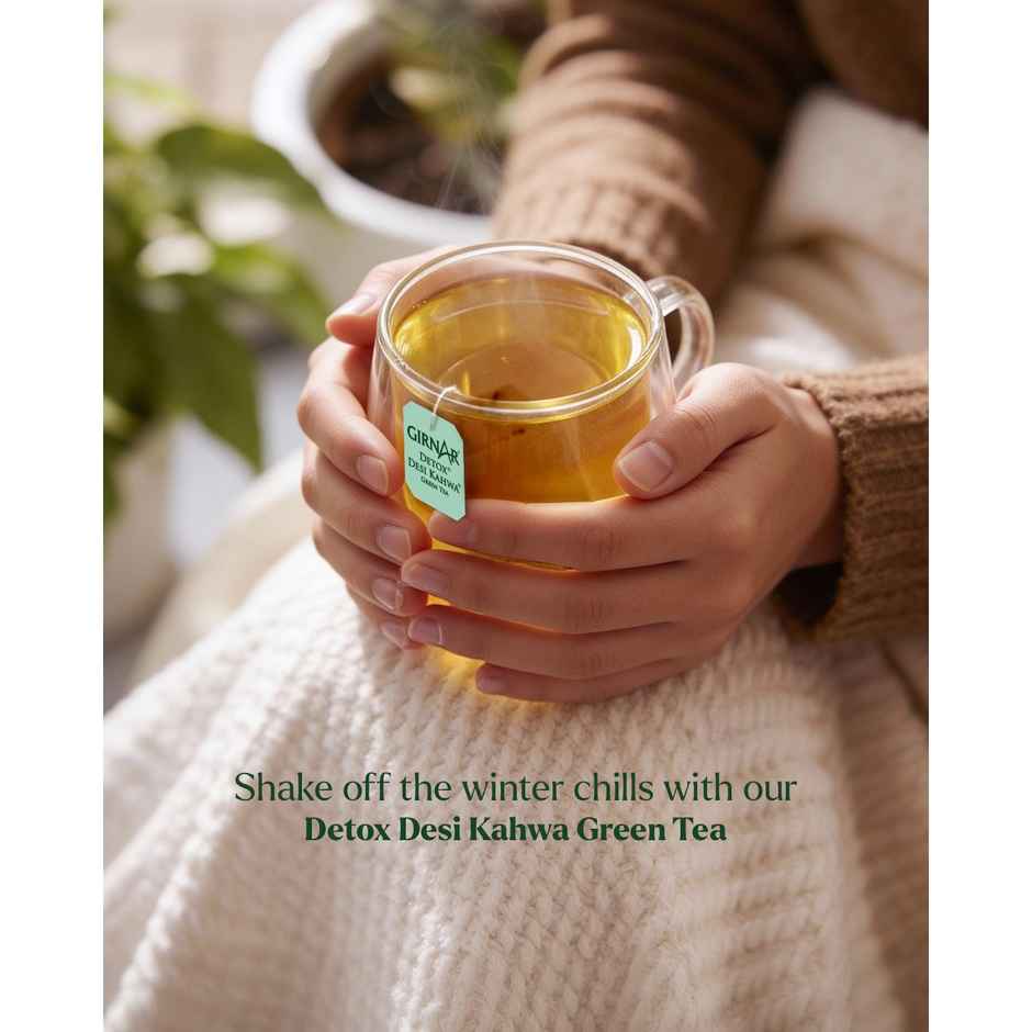Girnar Detox Desi Kahwa Green Tea Bags
